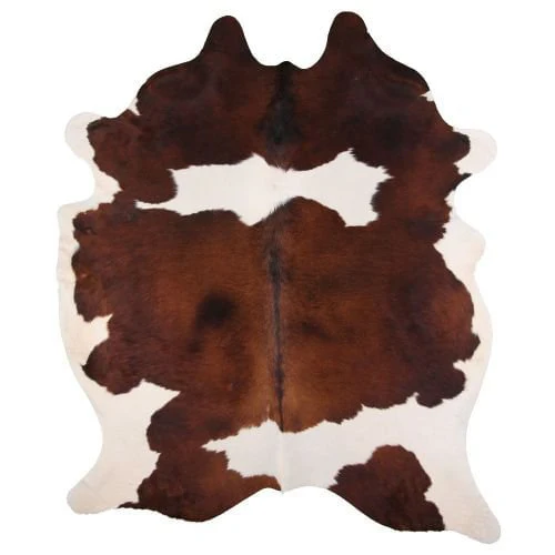 Showman Brown & White Natural Cowhide Rug, Large - Image 2