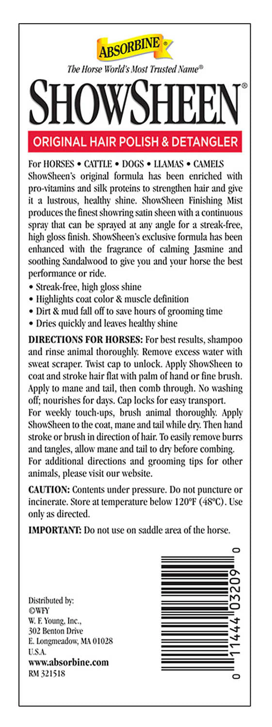 ShowSheen Finishing Mist, 15 oz - Image 2