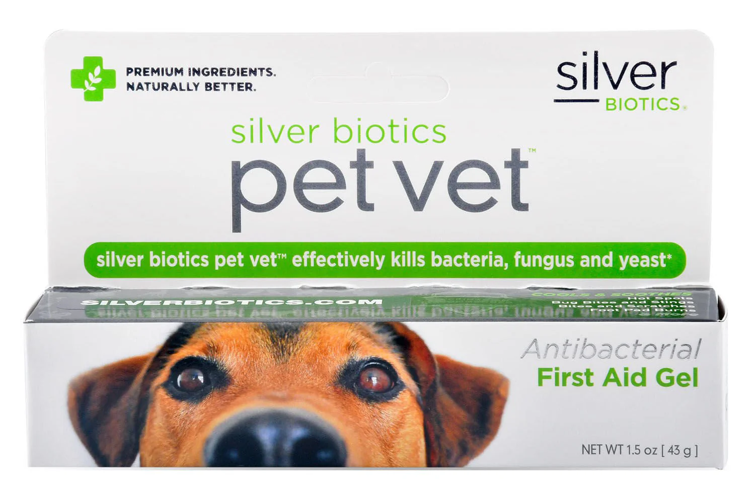 Silver Biotics Pet Vet Antibacterial First Aid Gel - Image 1