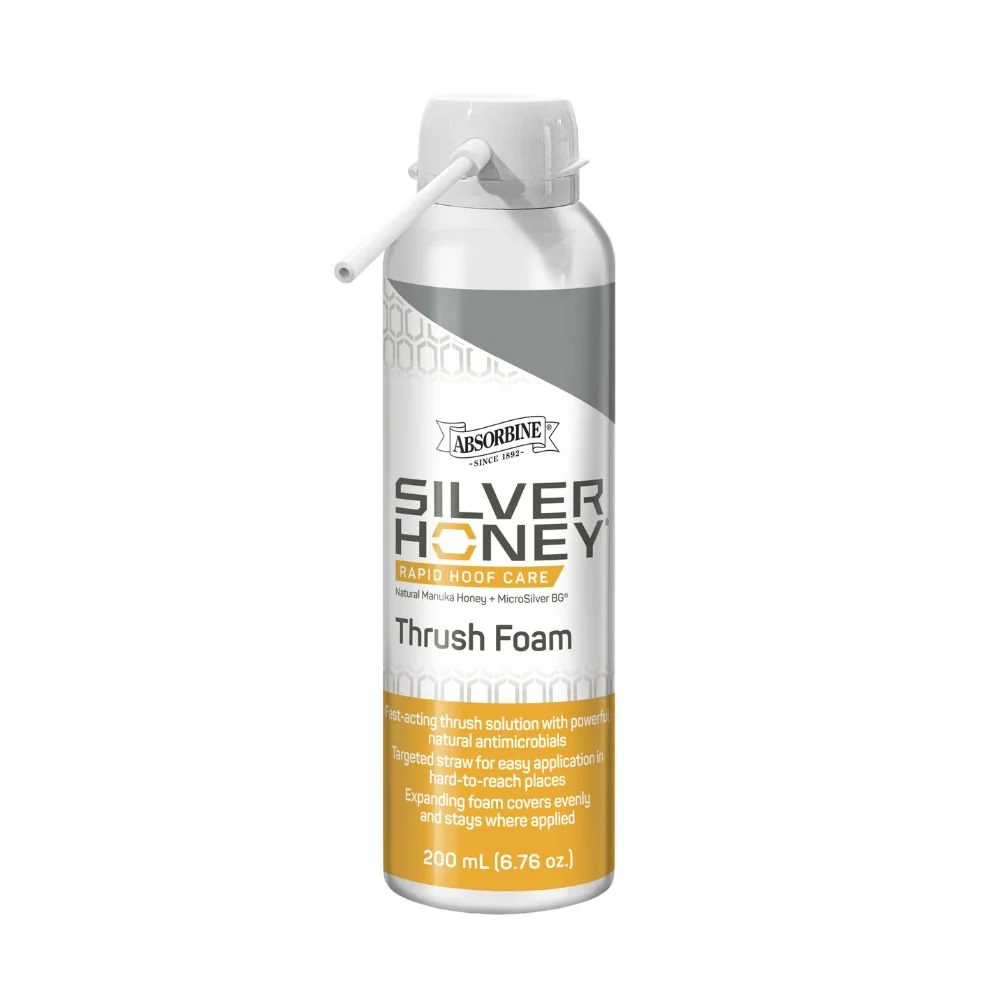 Silver Honey Rapid Hoof Care Thrush Foam for Horses - Image 1