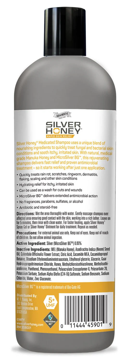 Silver Honey Rapid Skin Relief Medicated Shampoo - Image 2