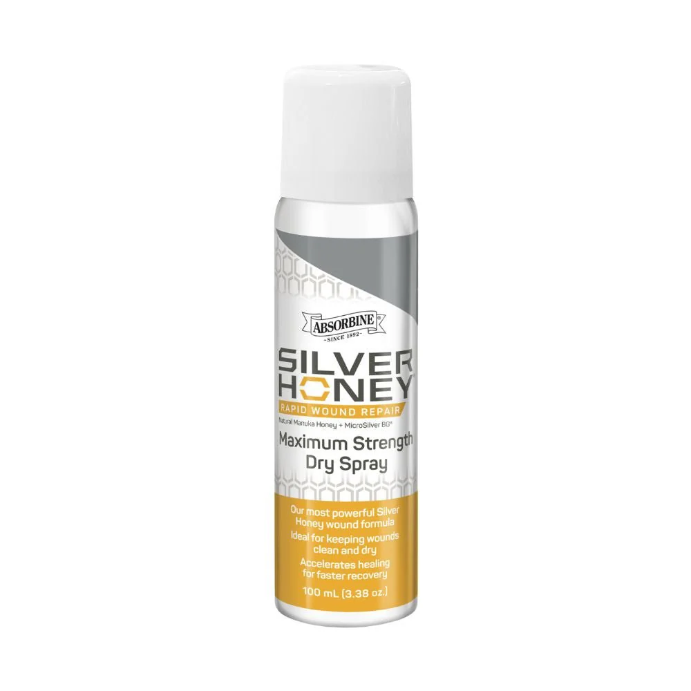 Silver Honey Rapid Wound Repair Maximum Strength Dry Spray for Horses - Image 1
