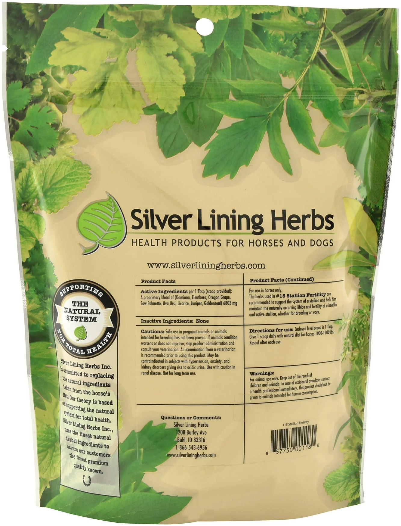 Silver Lining Herbs Stallion Fertility - Image 2