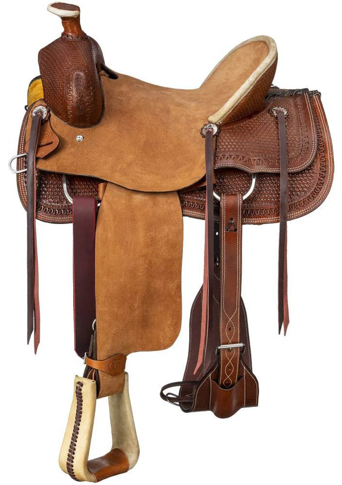 Silver Royal Bodie Hard Seat Ranch Saddle - Image 1