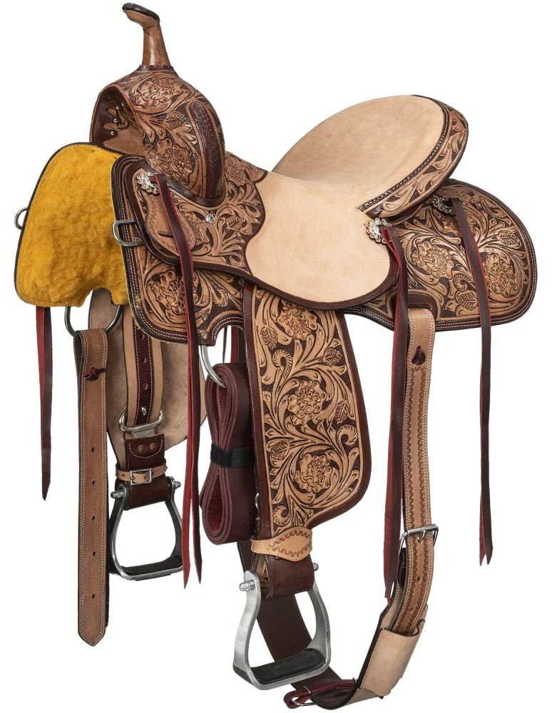 Silver Royal Moulton Barrel Saddle - Image 2