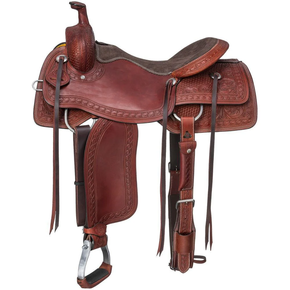 Silver Royal Split Rail Ranch Saddle - Image 1
