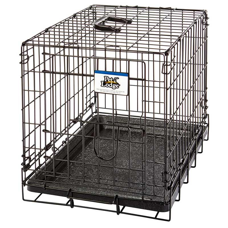 Single Door Wire Dog Crate - Image 1