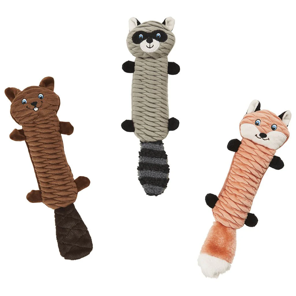 Skinneeez Stretcheez Squeak & Crinkle Dog Toy - Image 1