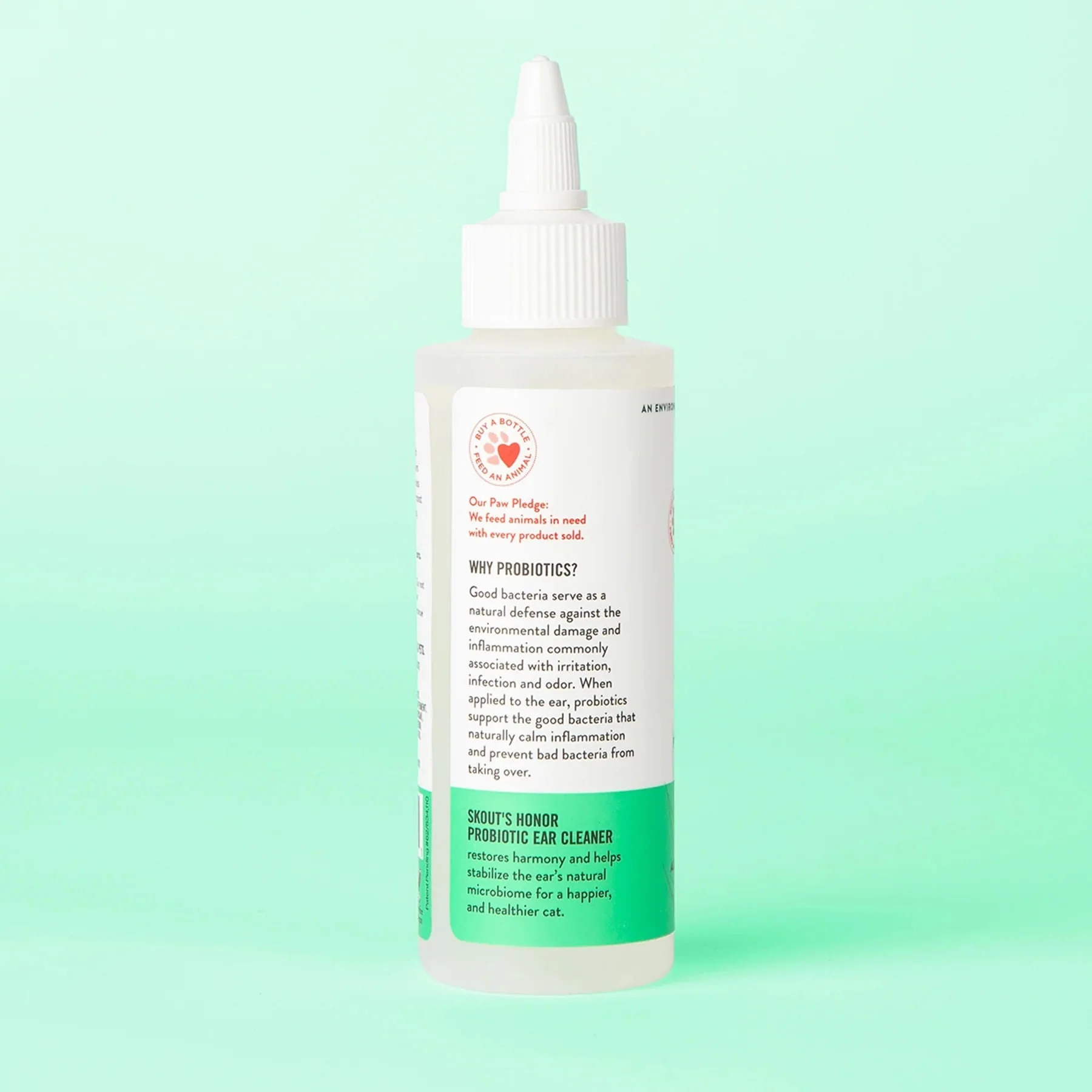 Skout's Honor Cat Probiotic Ear Cleaner, 4 oz - Image 3