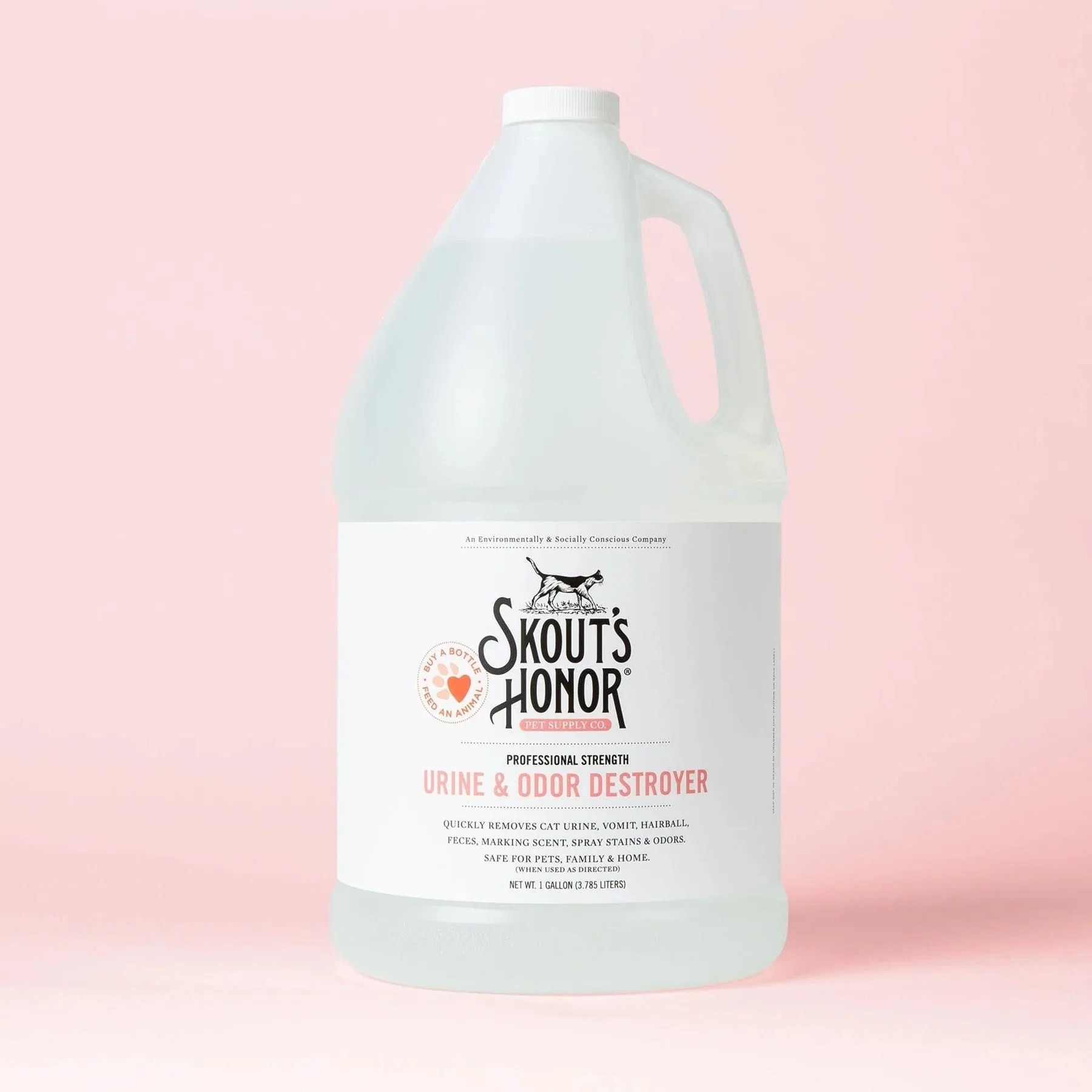 Skout's Honor Cat Urine & Odor Destroyer, 128 oz - Image 1