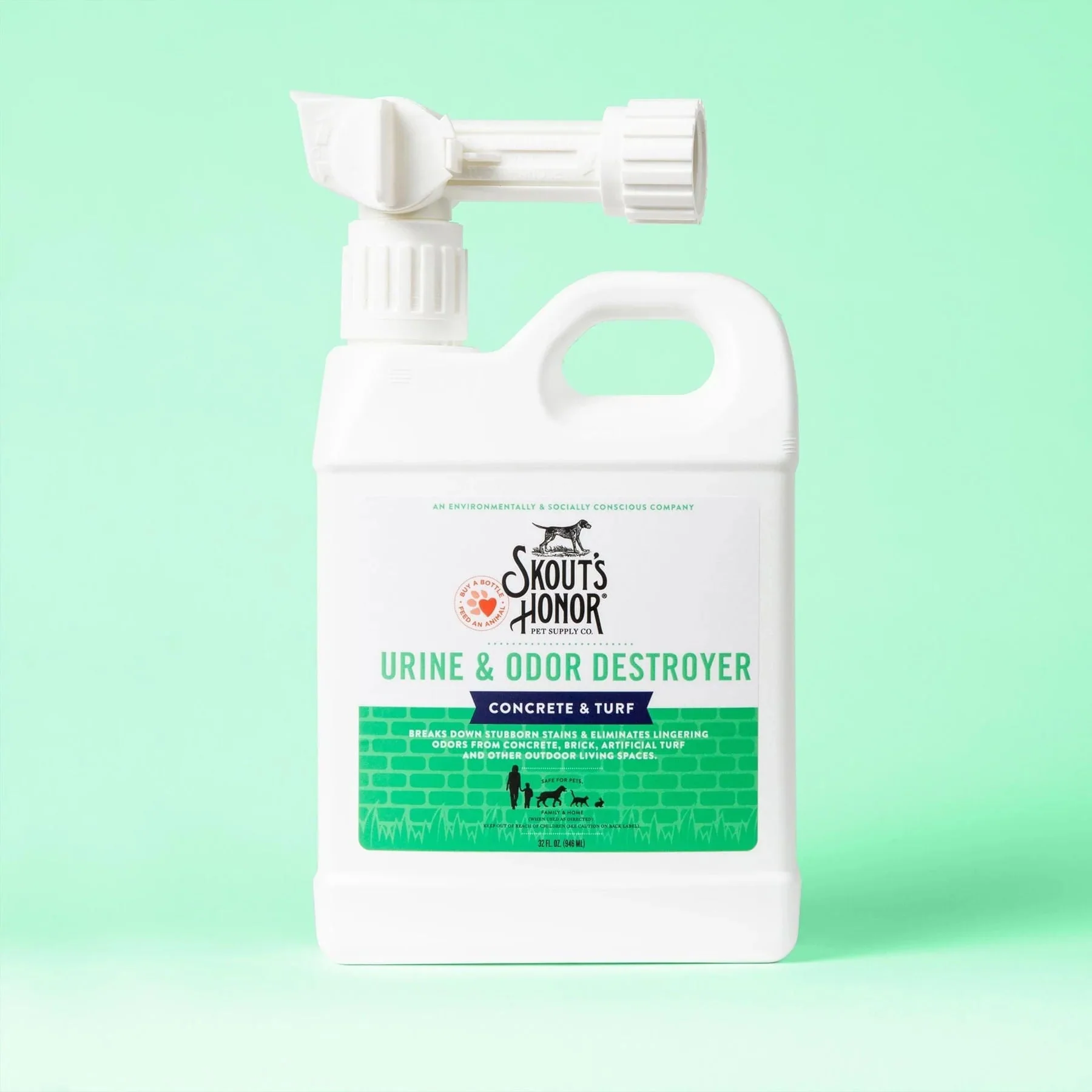 Skout's Honor Urine & Odor Destroyer, Concrete & Turf, 32 oz - Image 1