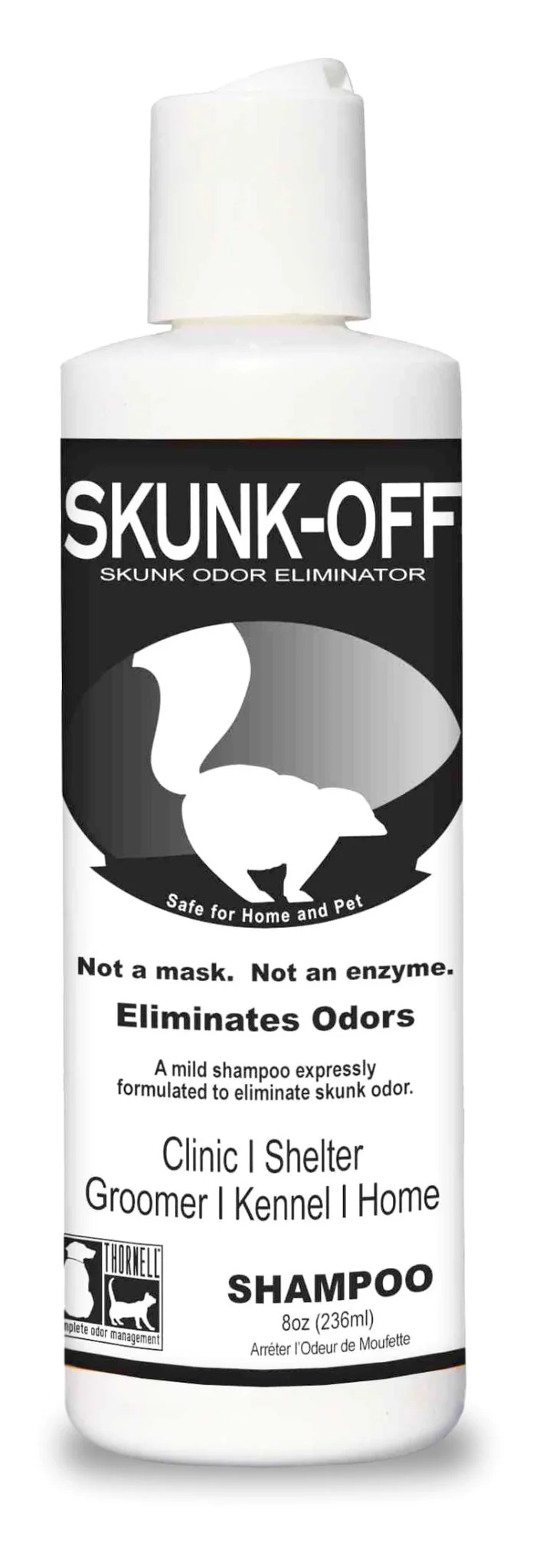 Skunk-Off  Skunk Odor Eliminator Shampoo & Spray for Dogs, Cats, Clothing & Furniture - Image 1