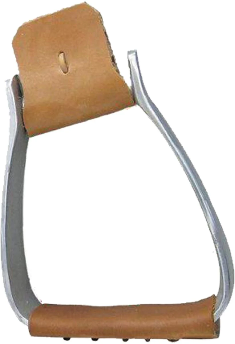 Slanted Aluminum Roper Stirrups - Image 1