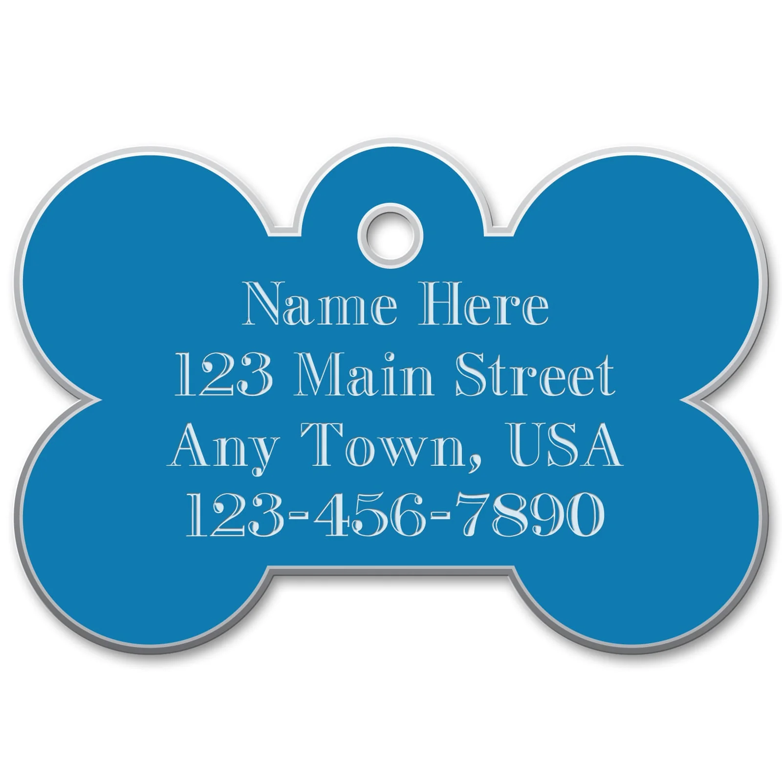 Jeffers Custom Personalized Engraved Bone ID Dog Tags - Image 2