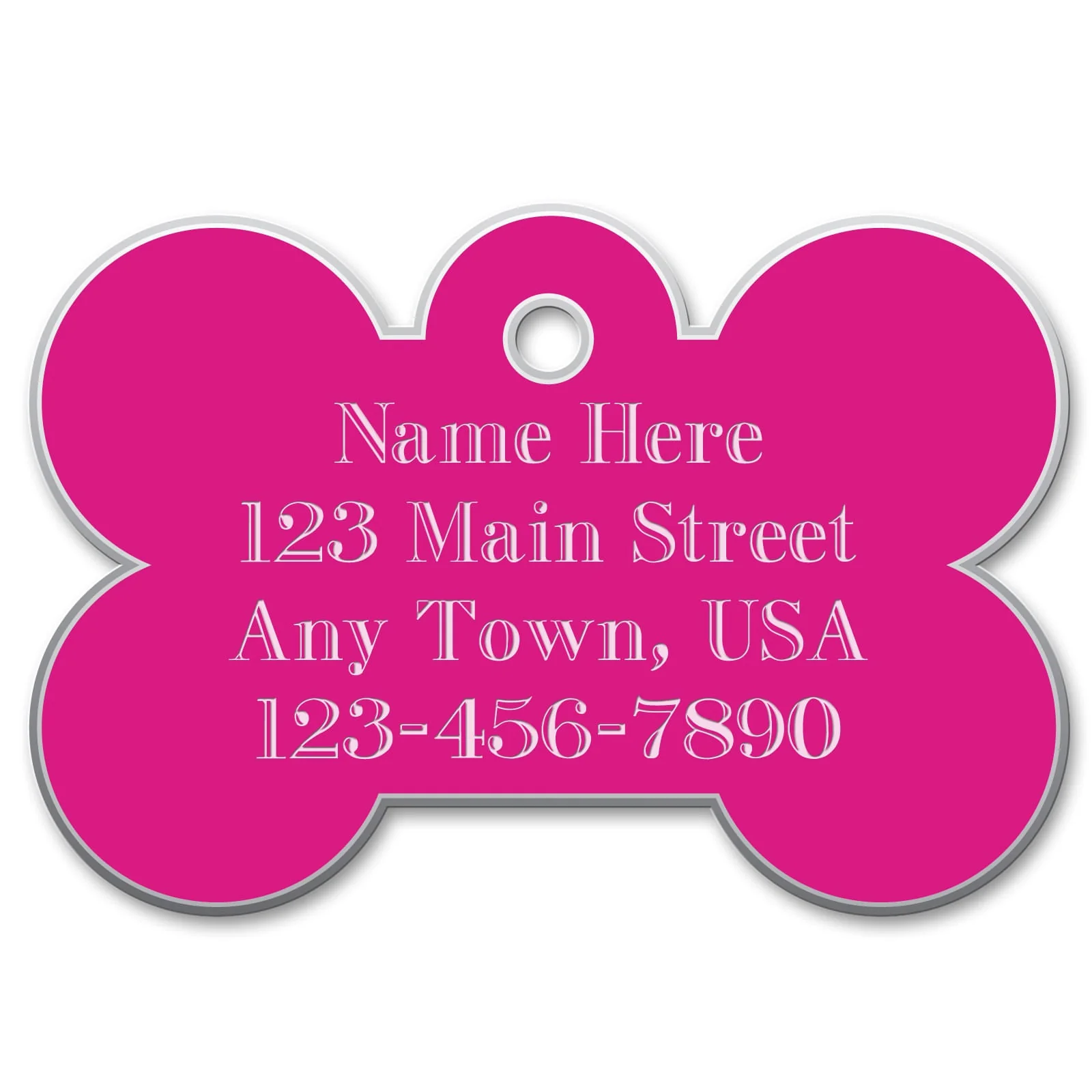 Jeffers Custom Personalized Engraved Bone ID Dog Tags - Image 3