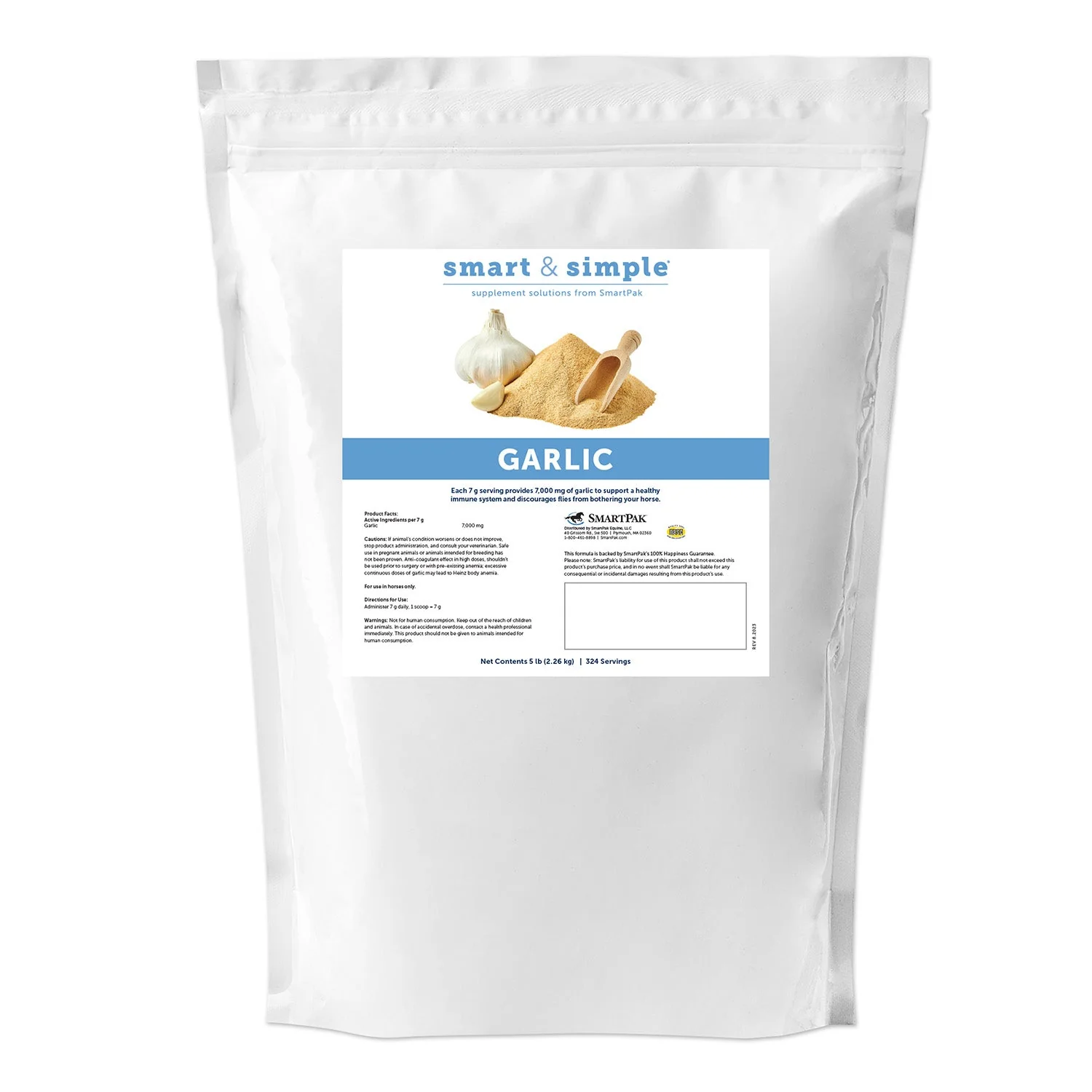 SmartEquine Smart & Simple Garlic Supplement for Horses - Image 1