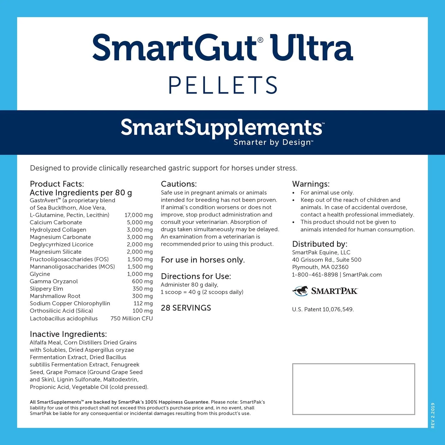 SmartEquine SmartGut Ultra Pellets - Image 2