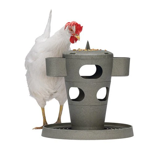 Snack / Feed Tower for Chickens – 100% Recycled, Eco-Friendly Feeder - Image 1