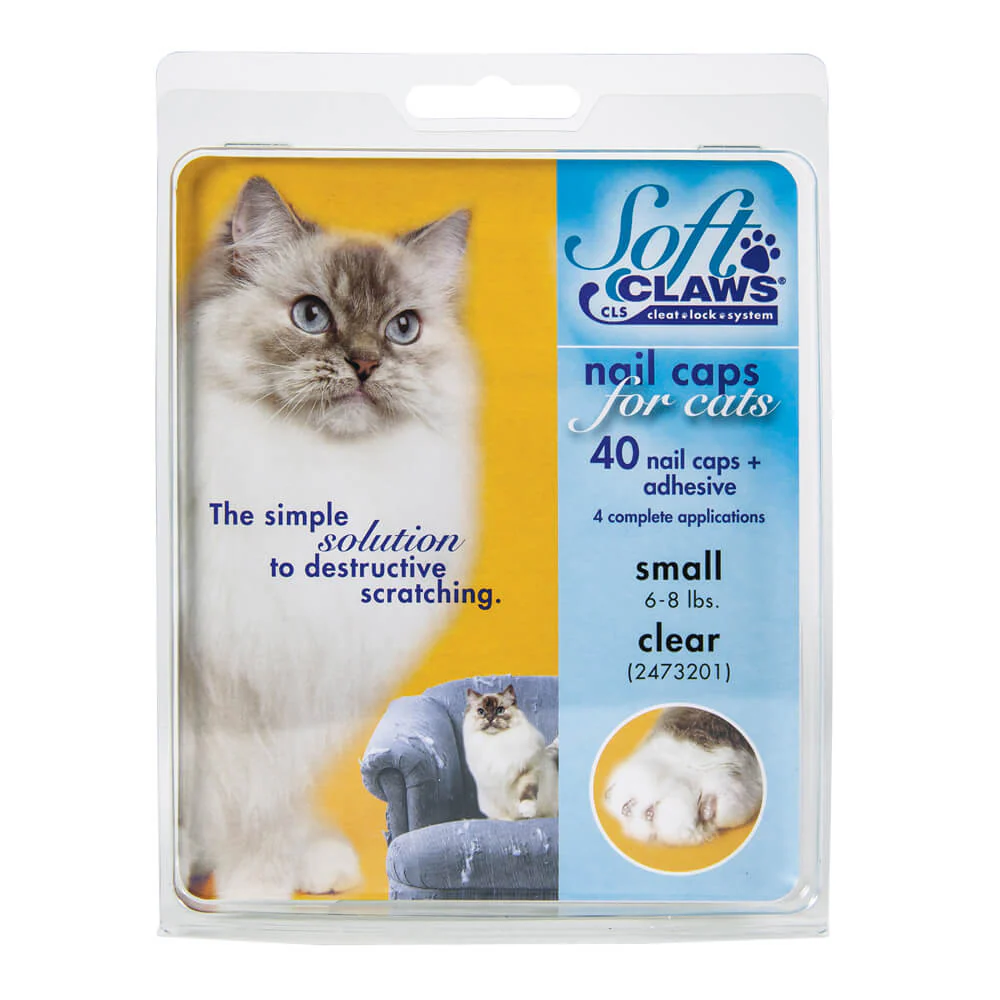 Soft Claws Nail Caps for Cats, 40 ct - Image 1