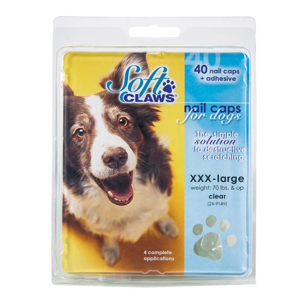 Soft Claws Nail Caps for Dogs, 40 ct - Image 1