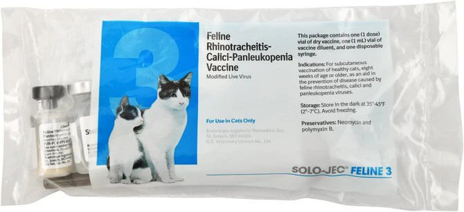 Solo-Jec Feline 3 Cat Vaccine, Single Dose - Image 1