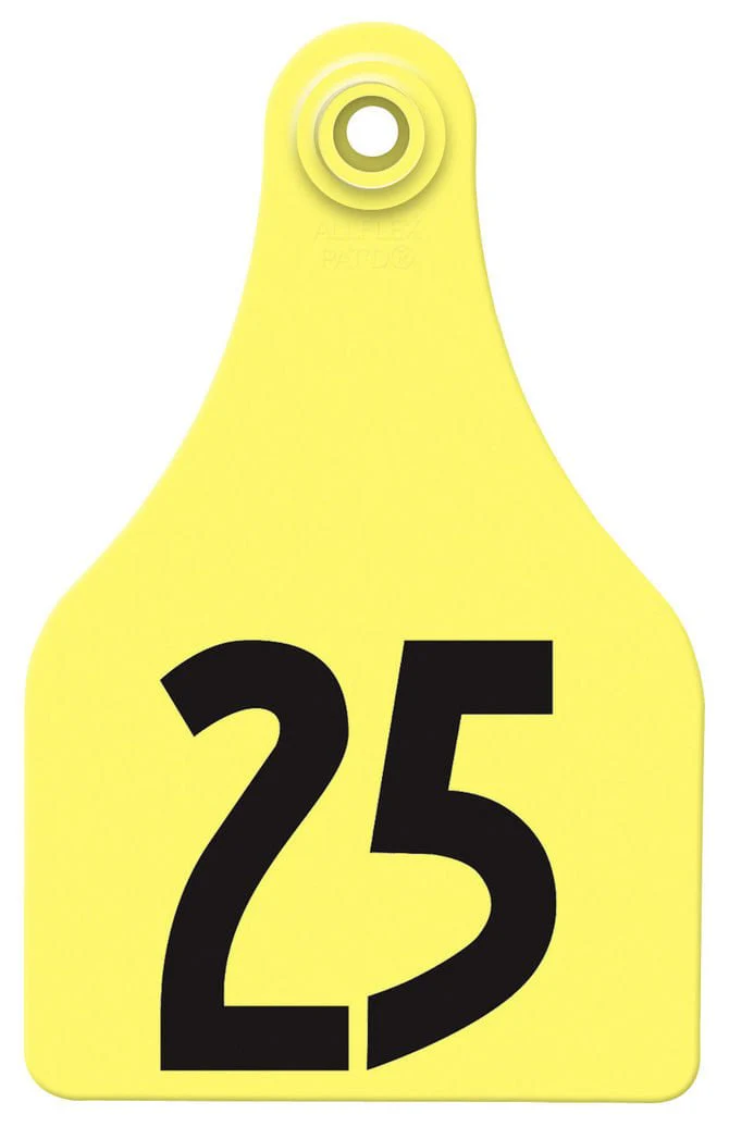 Special Order Allflex Global Numbered 2-Piece Ear Tags, 25 ct - Image 1