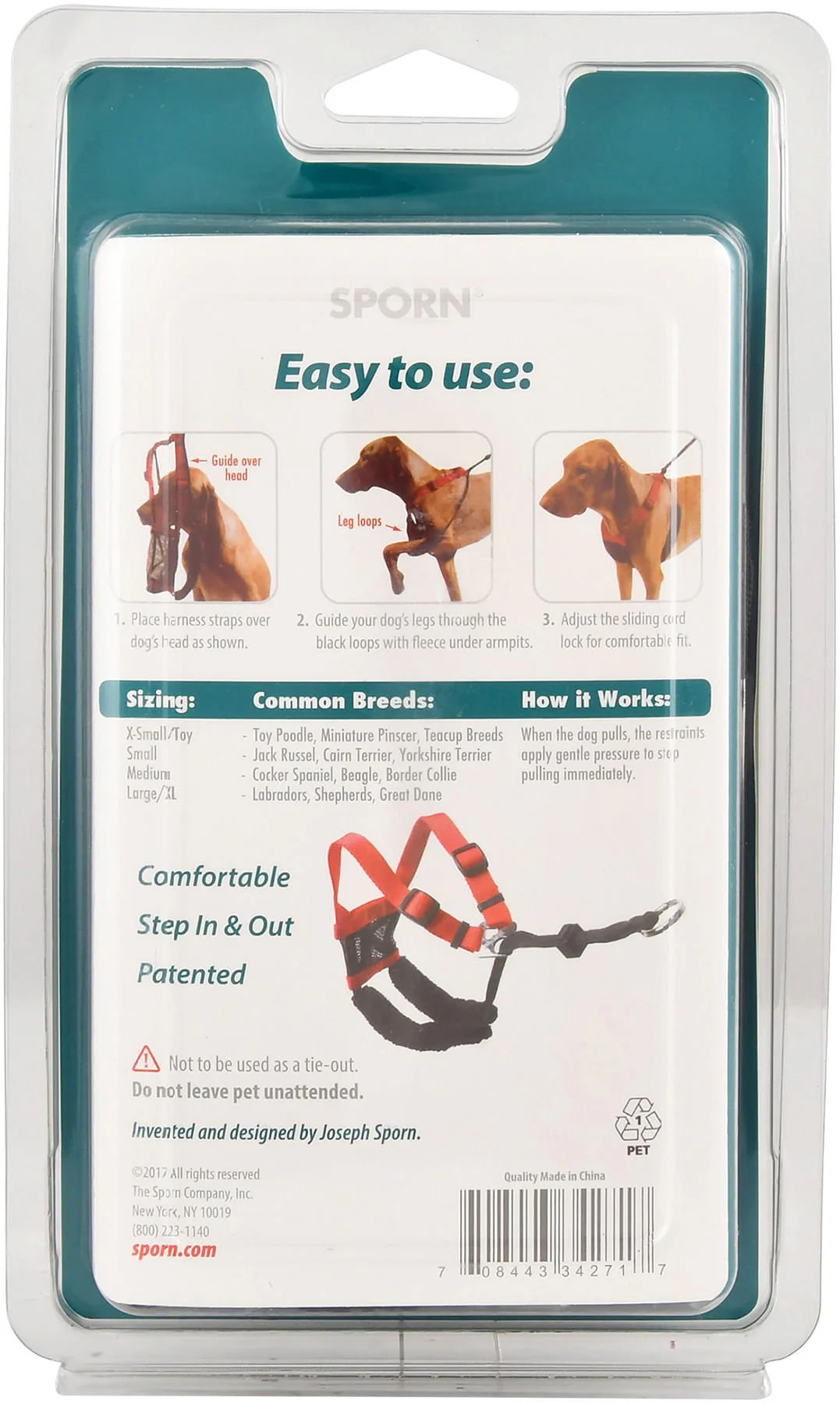 Sporn Non-Pulling Mesh Harness, Small - Image 2