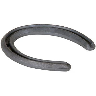 St. Croix Regular Weight Rim Steel Horseshoes – Forged Durable Hoof Shoes with Rolled Toe for Traction - Image 1