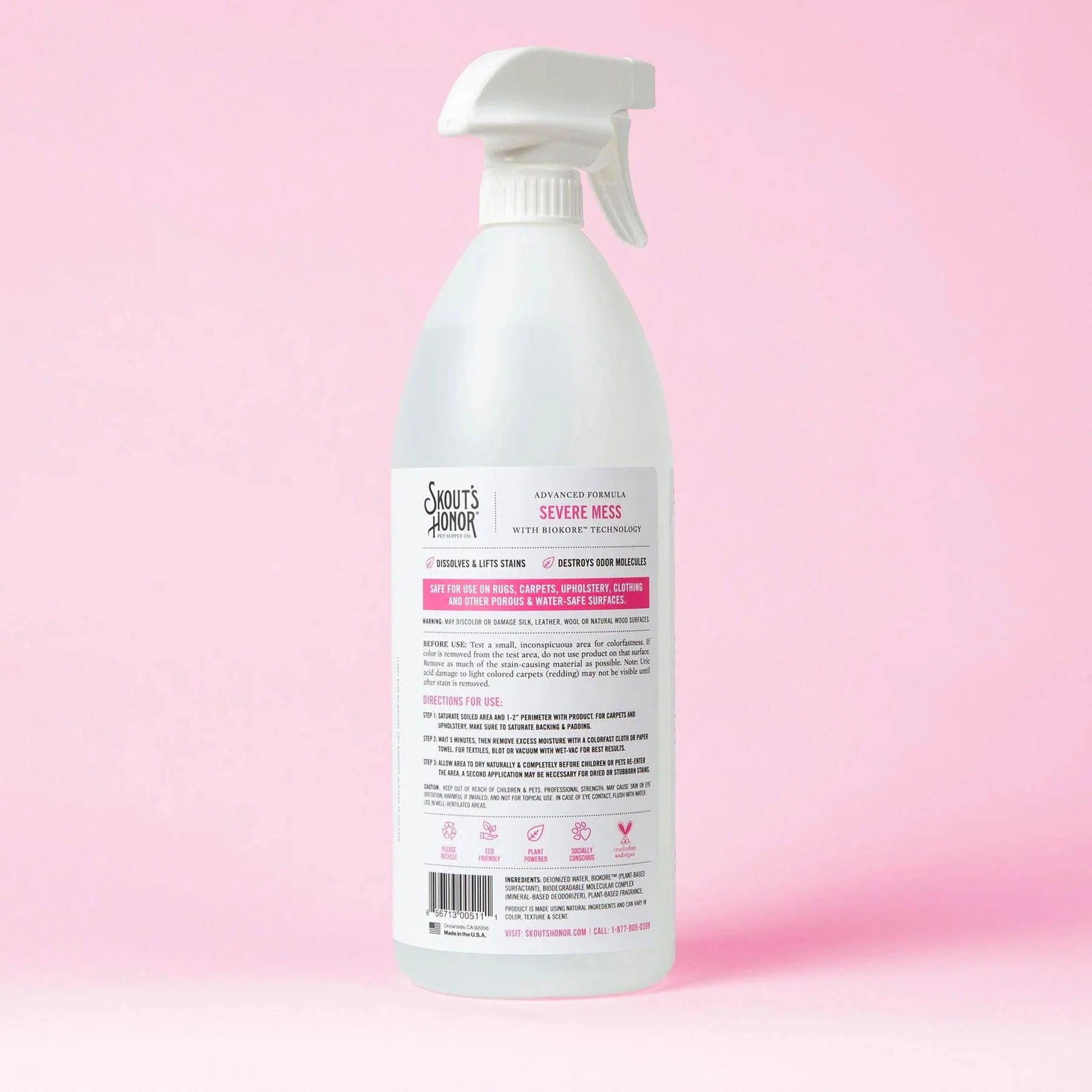 Stain & Odor Severe Mess Advanced Formula Cat, 35 oz - Image 2