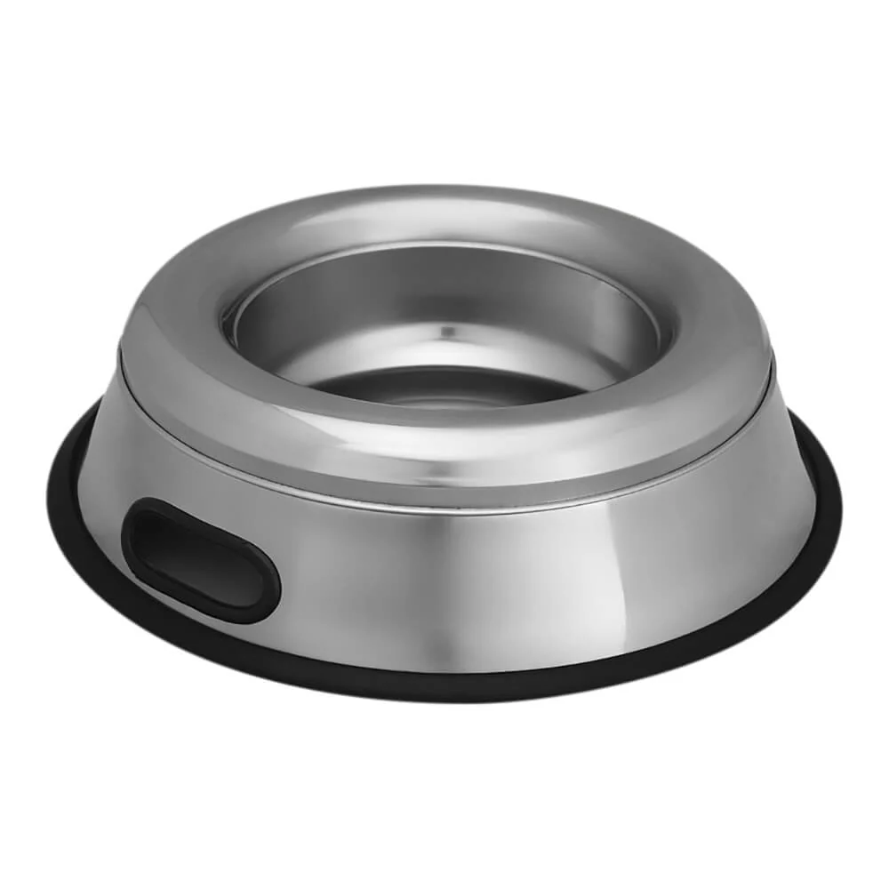 Stainless Steel Bowl, Non-Tip Splash Free - Image 1