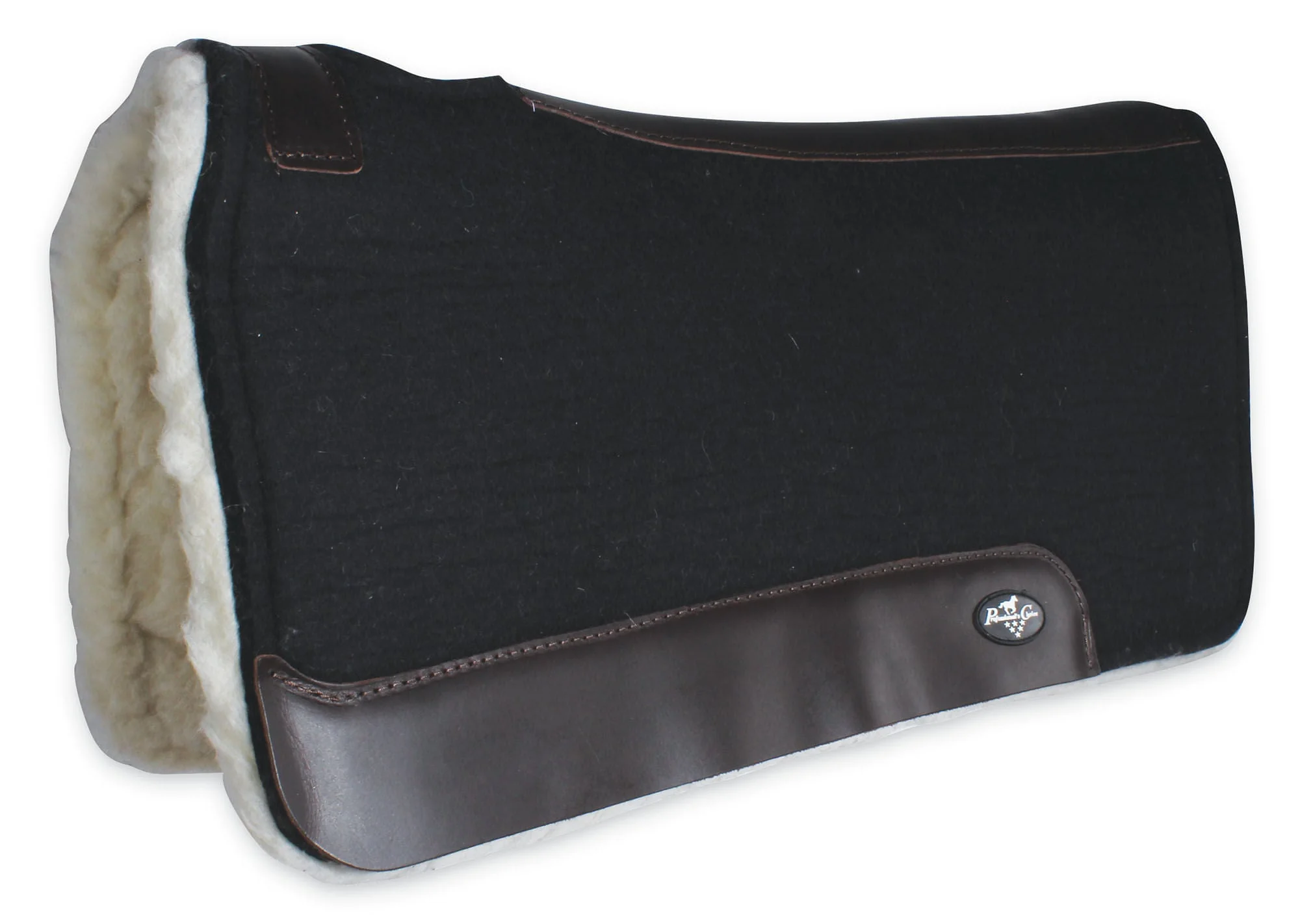 Steam-Pressed Saddle Pad with Fleece Bottom - Image 1