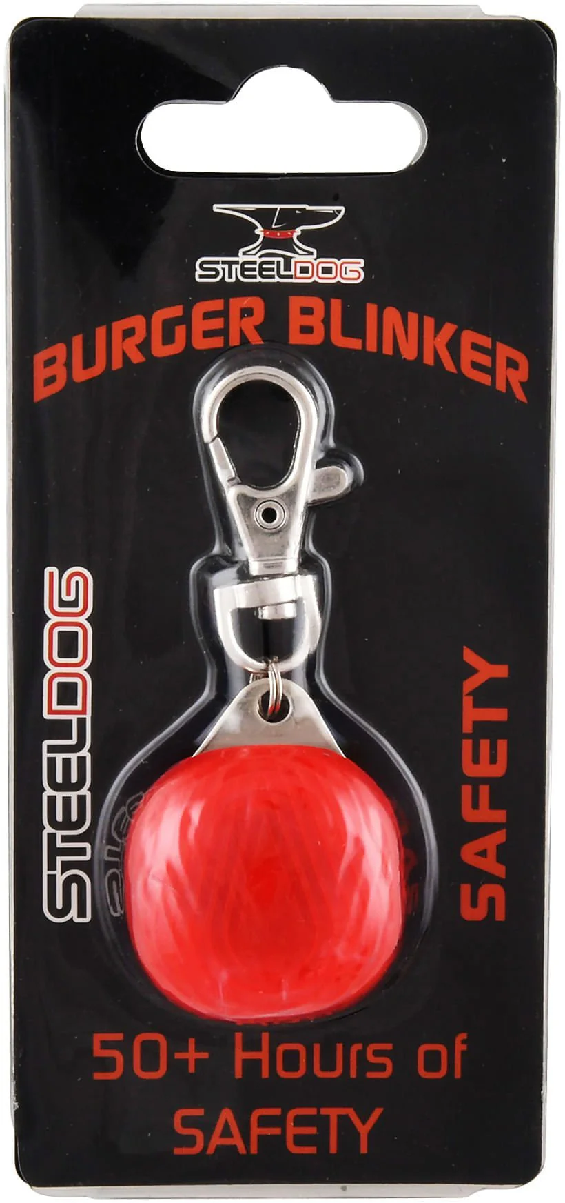 SteelDog Burger Blinker LED Safety Light, Red - Image 1