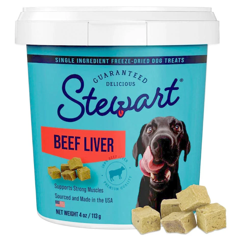 Stewart Pro-Treat Freeze-Dried Dog Treats – Nutrient-Rich, Single-Ingredient Training Treats - Image 1