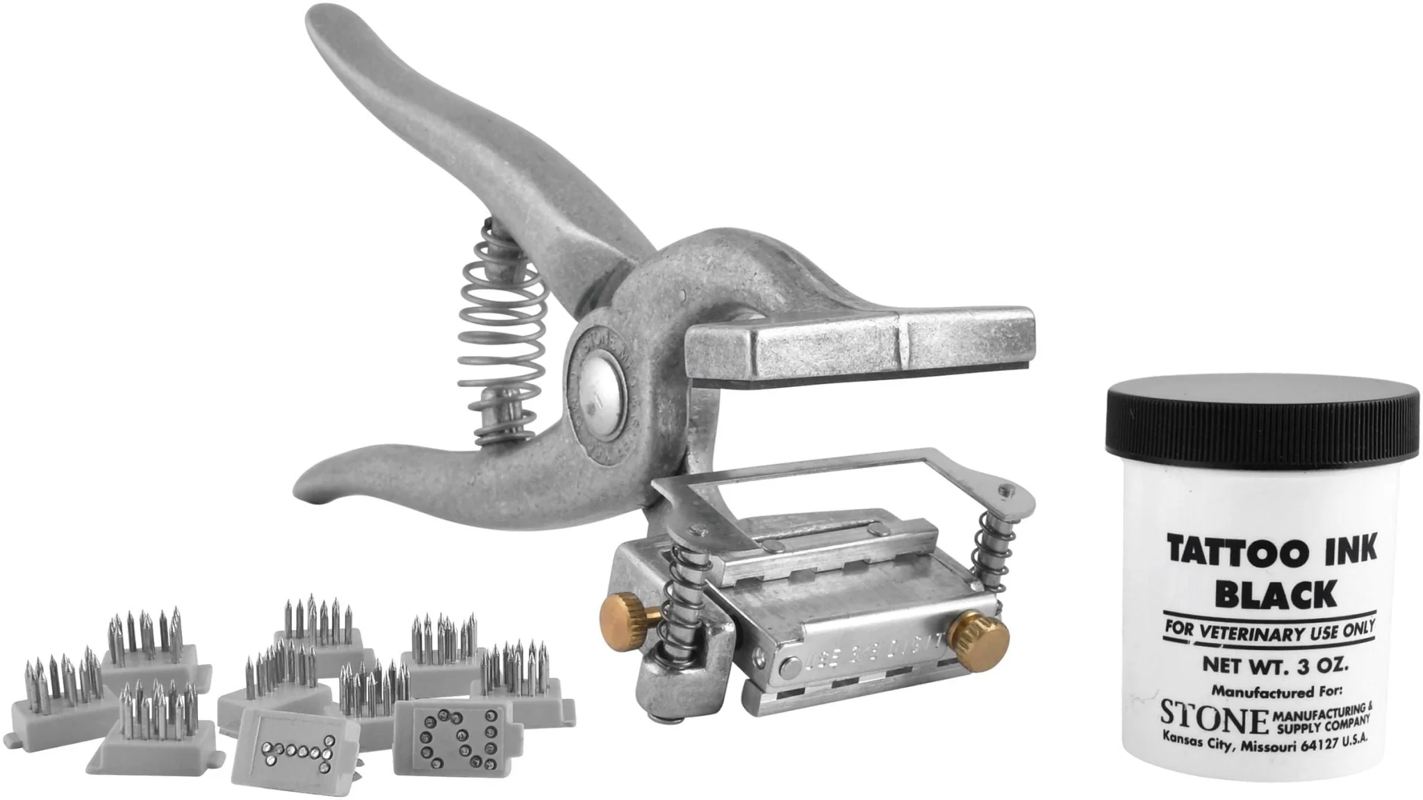 Stone® Standard Tattoo Kit with Revolving Head & Ear Release - Image 1