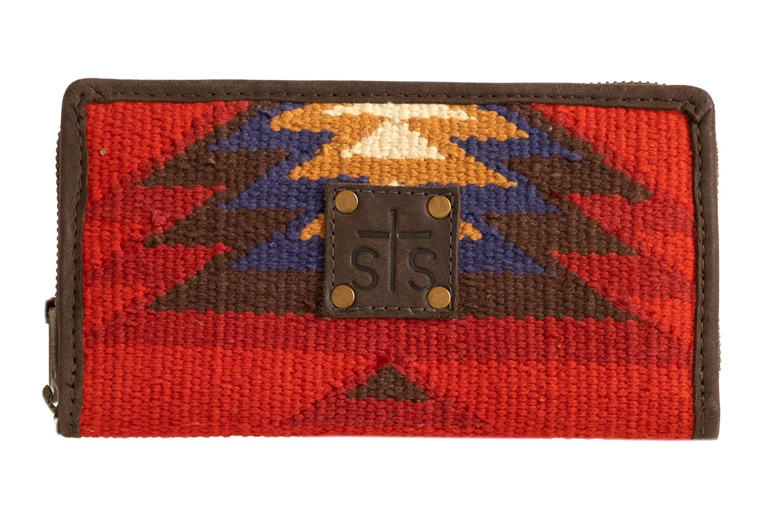 STS Crimson Sun Ladies' Western Bifold Zip-Around Wallet - Image 1