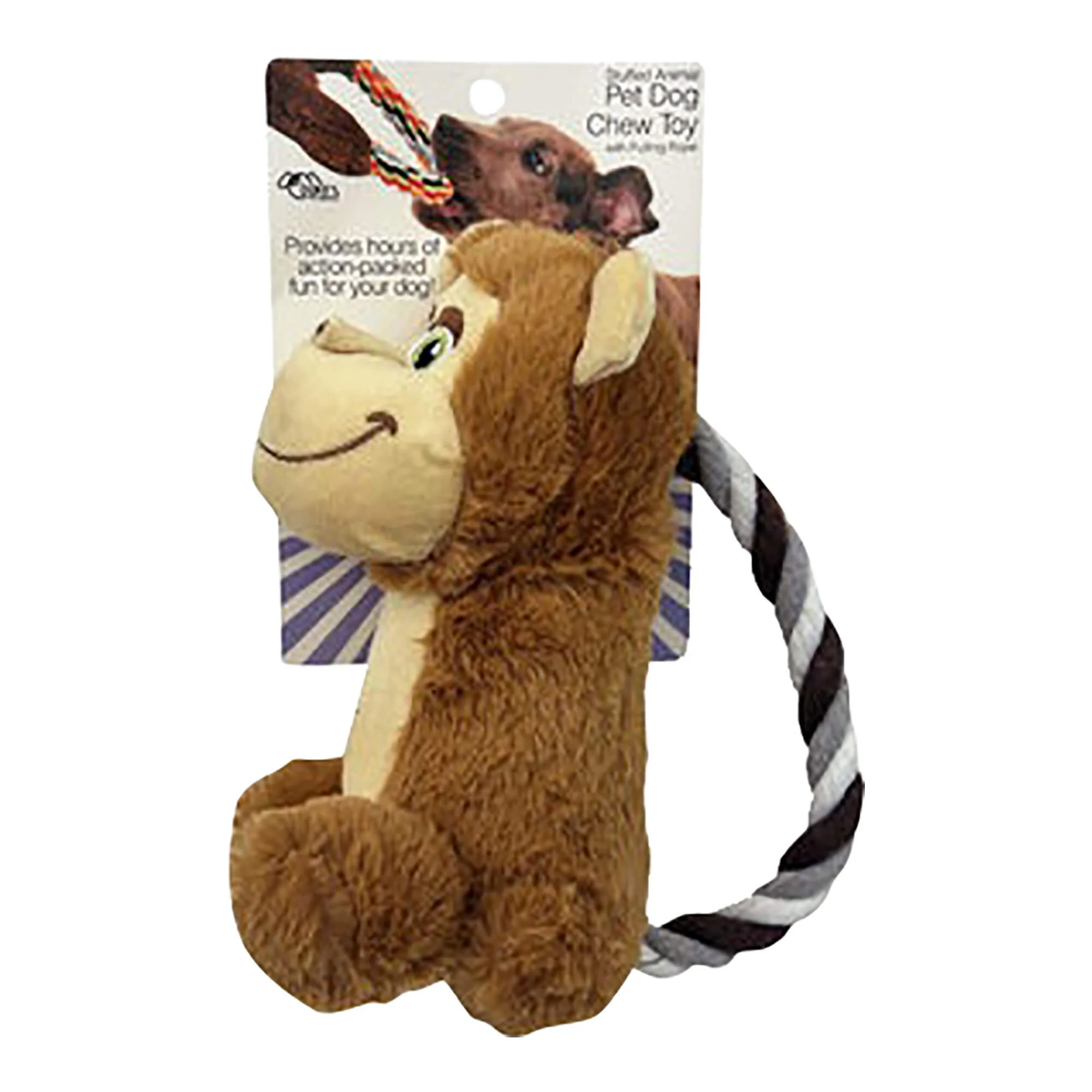 Stuffed Animal Rope Puller, Assorted, 9" - Image 1