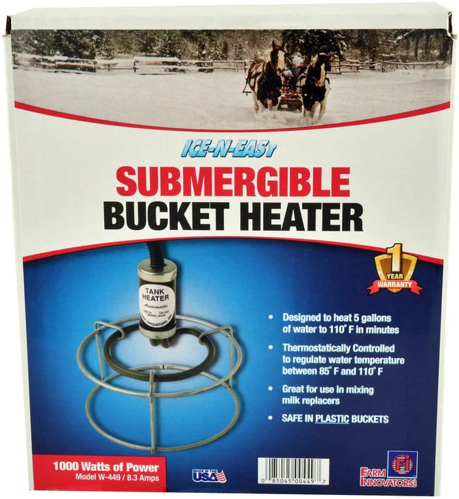 Submergible Bucket Heater, 1000-Watts - Image 1