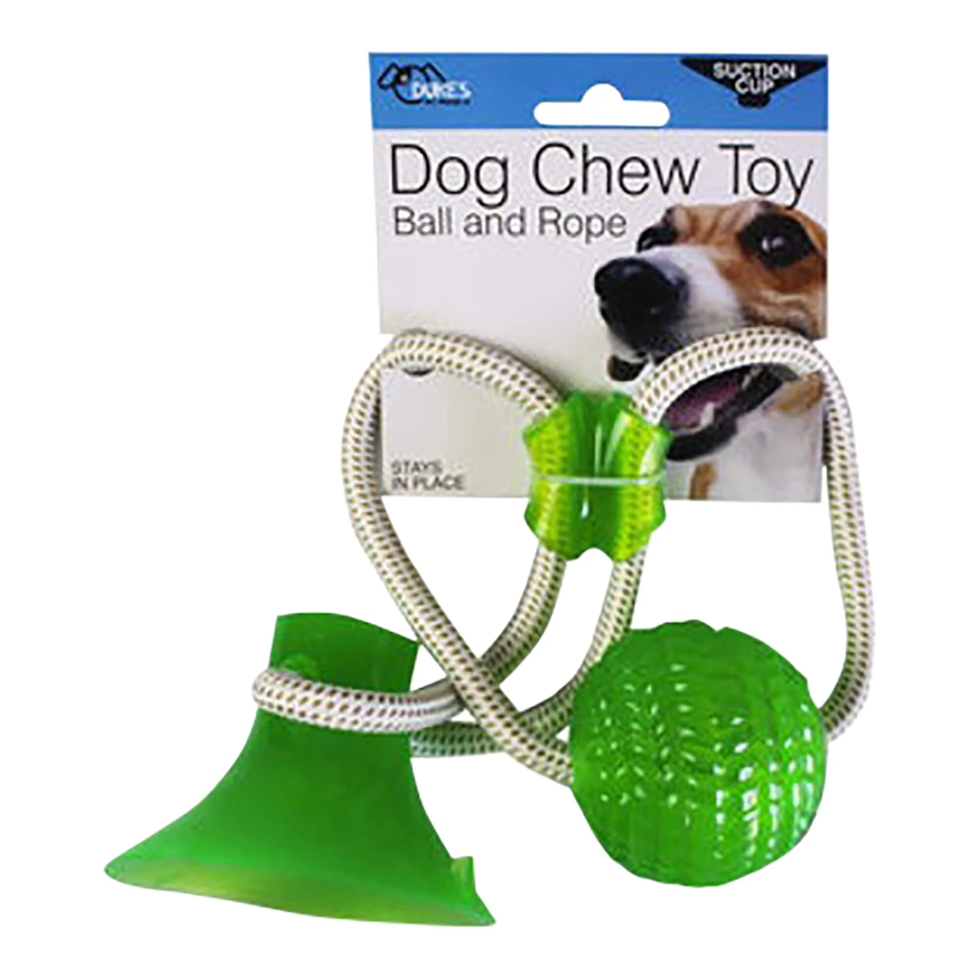 Suction Cup Dog Chew with Ball & Rope - Image 1