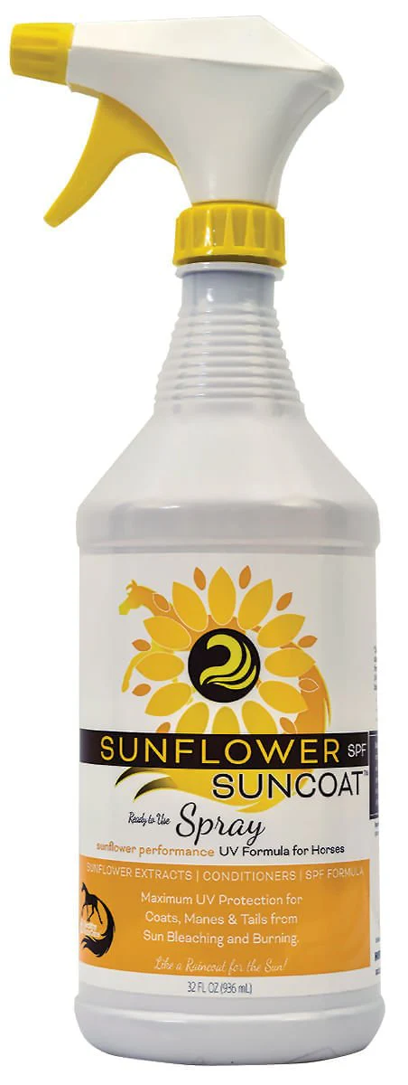 Sunflower Suncoat SPF Spray for Horses, 32 oz - Image 1