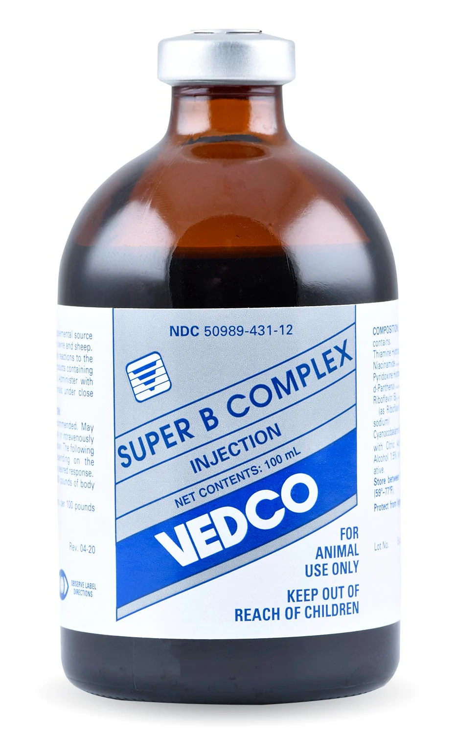 Super B Complex Injectable for Cattle, Swine, & Sheep - Image 1