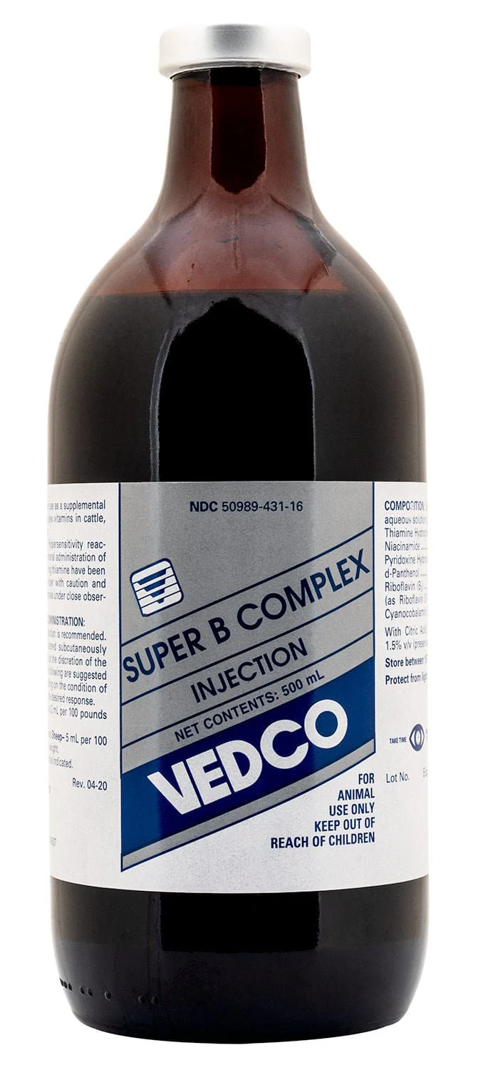 Super B Complex Injectable for Cattle, Swine, & Sheep - Image 2