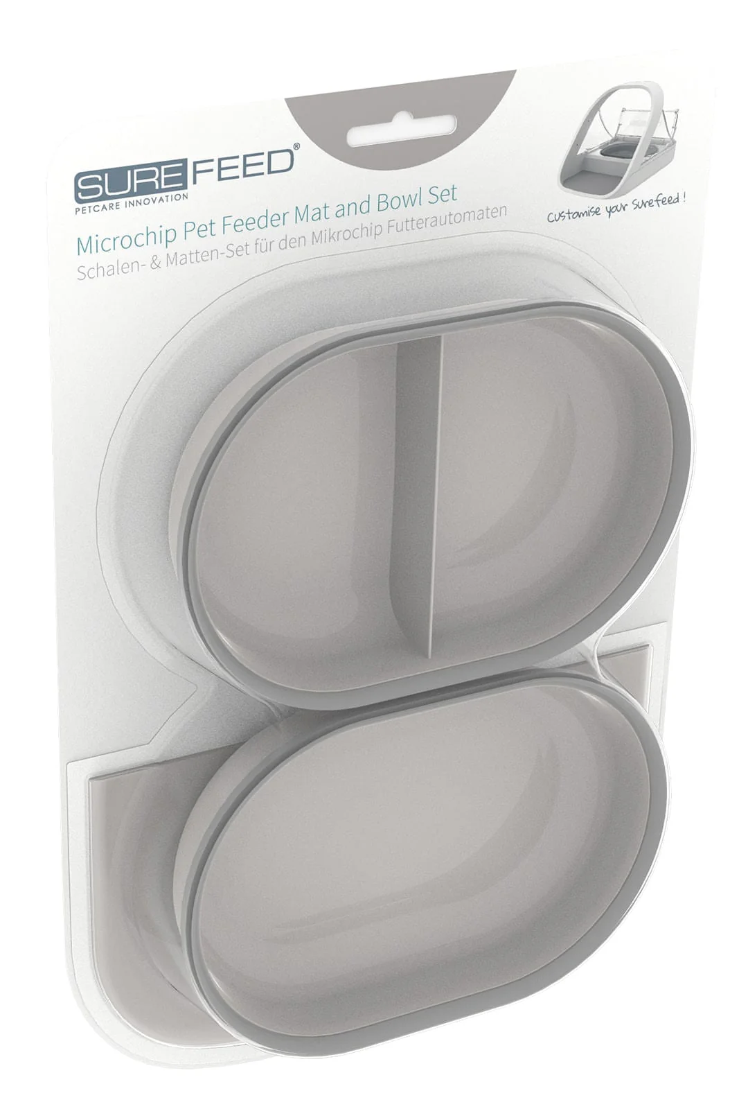 SureFeed Microchip Feeder Mat and Bowl Set