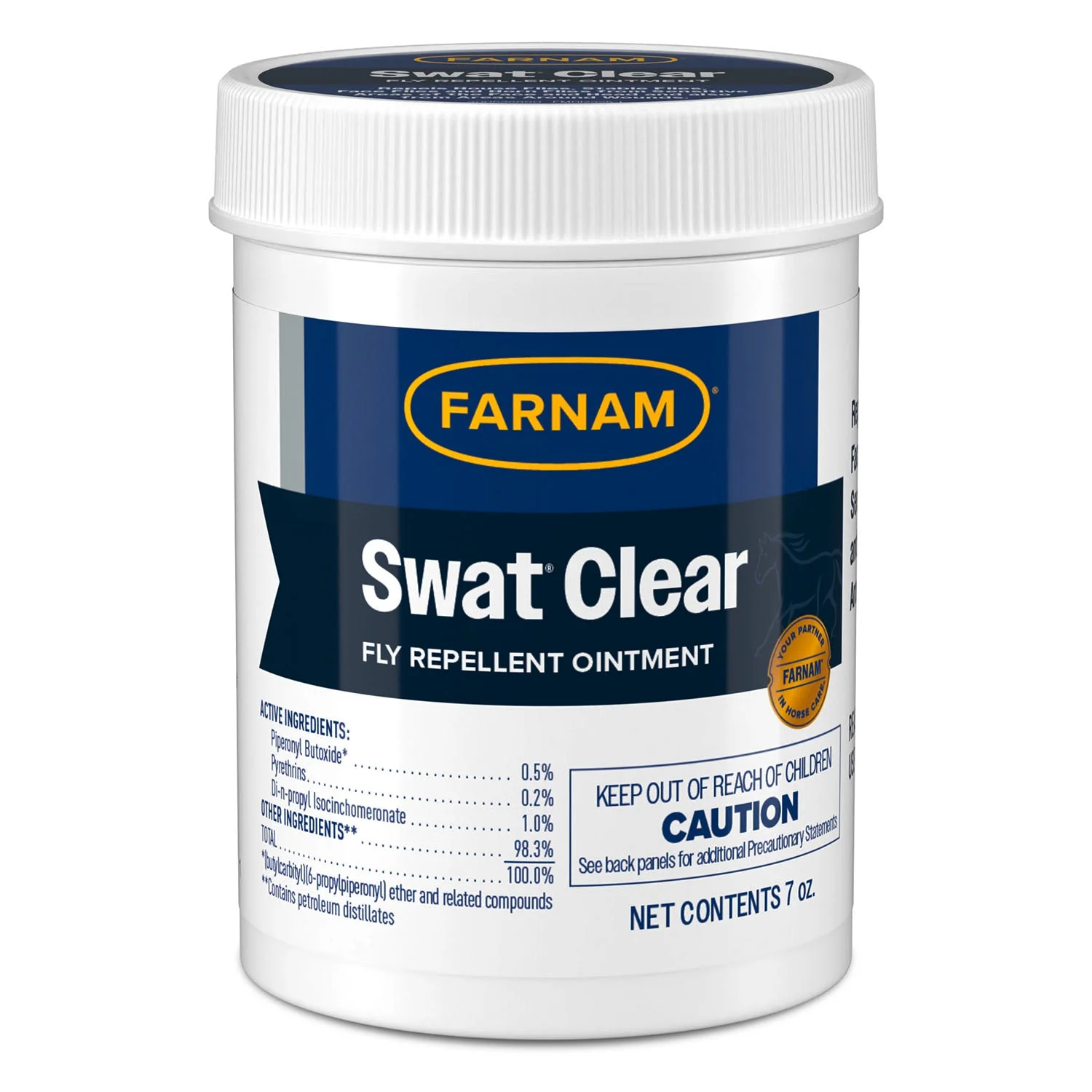 Swat Fly Repellent Ointment Pink & Clear for Horses, Ponies & Dogs - Image 1