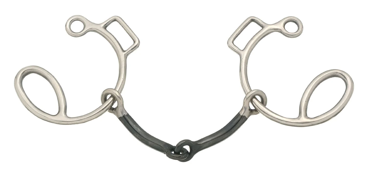 Sweet Iron Snaffle Six Cheek Gag - Image 2