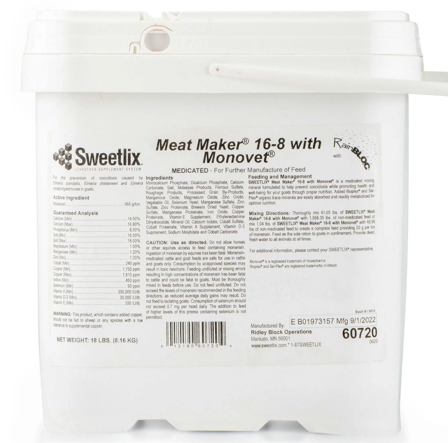 SWEETLIX Meat Maker Goat 16-8 with Monovet & RainBloc - Image 1