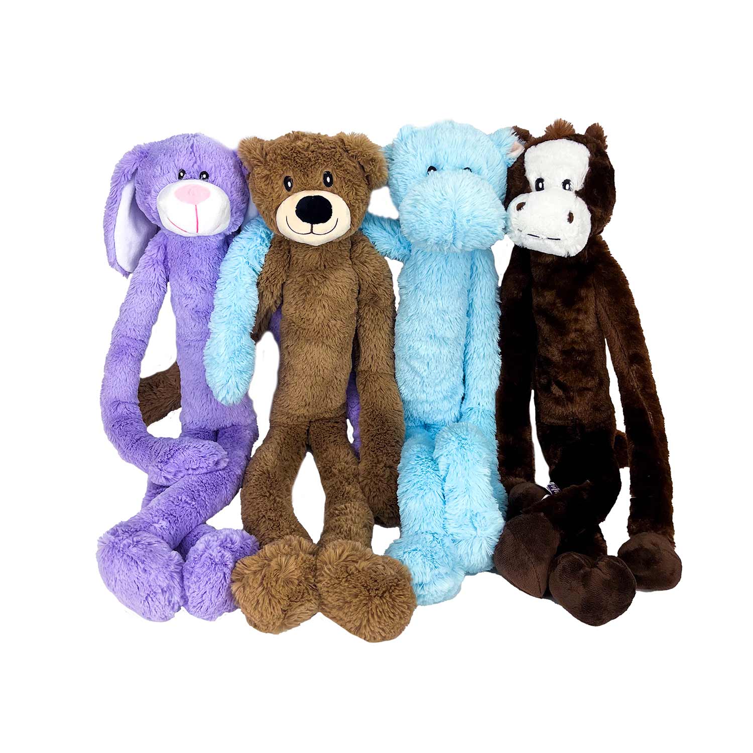 Swingin’ Slevins, 25", Single - Assorted (Bunny, Bear, Horse, Hippo) - Image 1