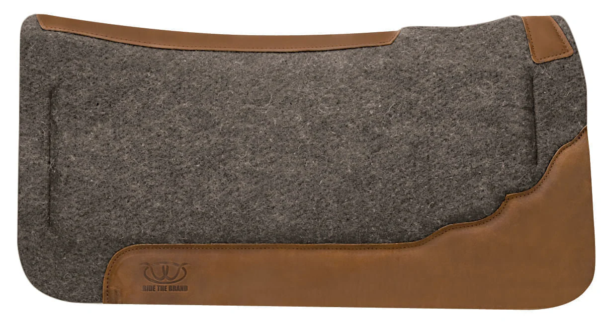 Synergy Contoured EVA Sport Foam Wool Saddle Pad - Image 1