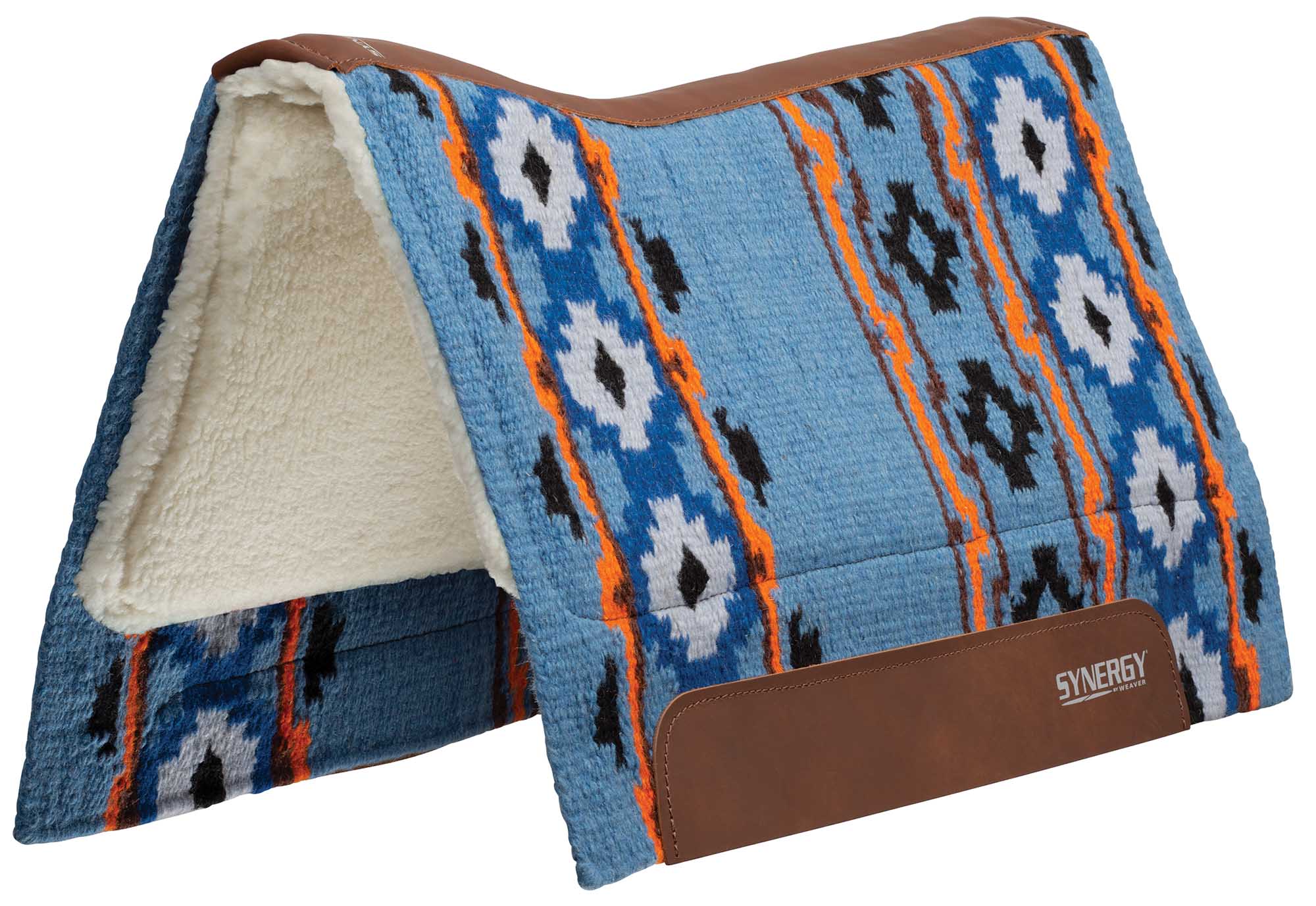 Synergy Contoured Performance Saddle Pad, Merino Fleece Lined, 33"x38", Odyssey - Image 1