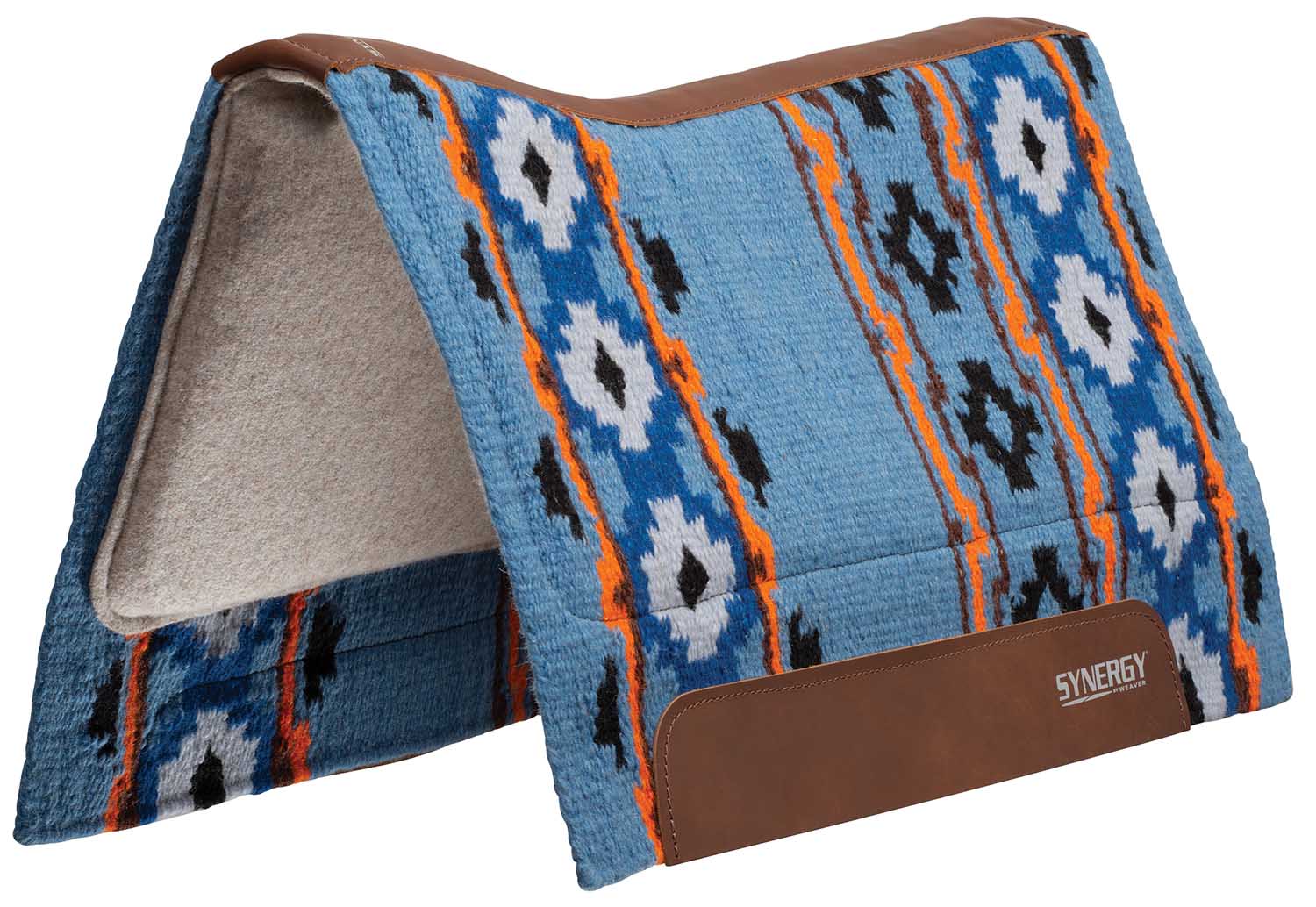 Synergy Contoured Performance Saddle Pad, Wool Blend Felt Lined, Odyssey - Image 2