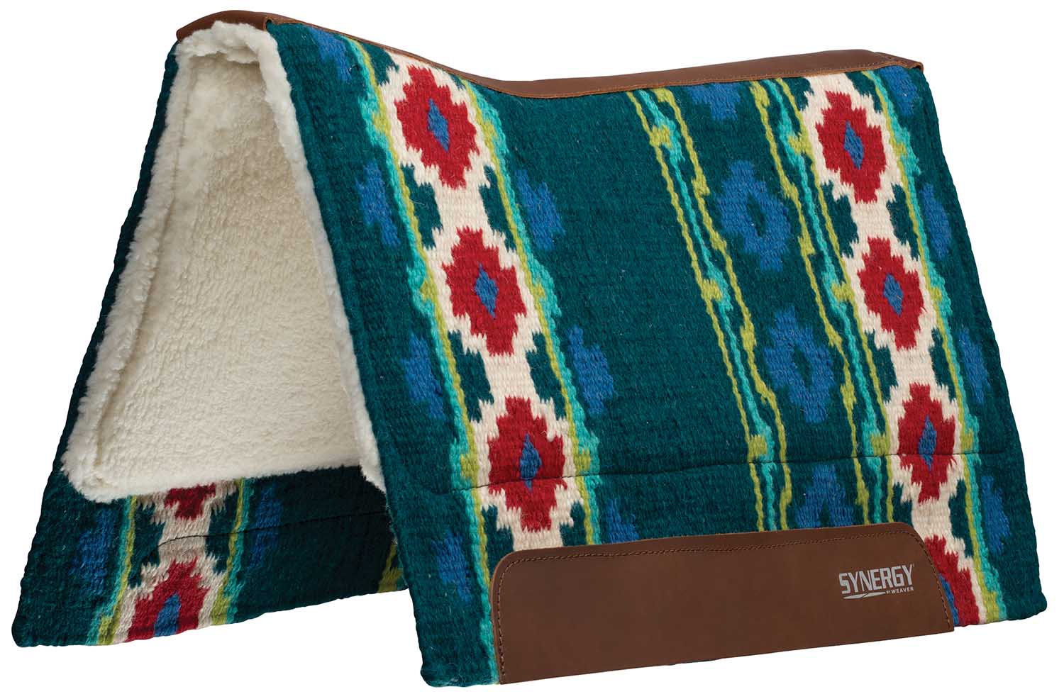 Synergy Contoured Performance Saddle Pad, Wool Blend Felt Lined, Odyssey - Image 1